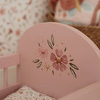 Wooden Doll Bed