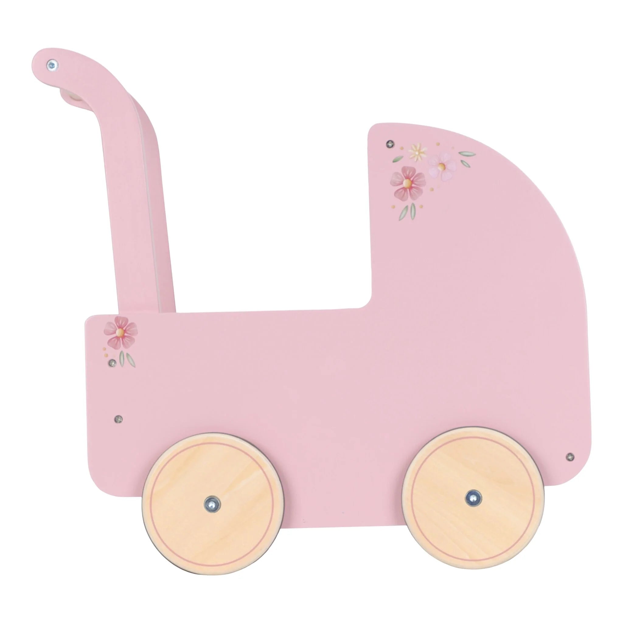 Wooden Doll Pram