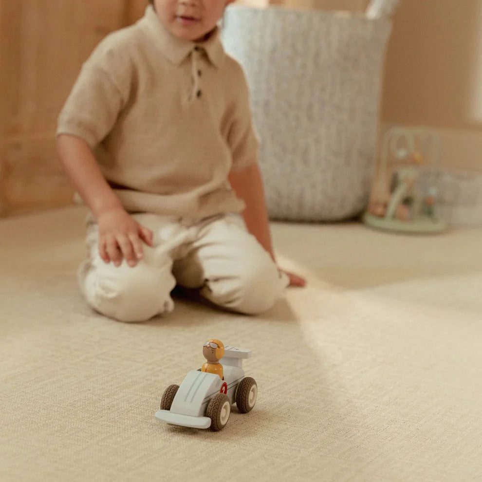 Wooden Pullback Race Cars