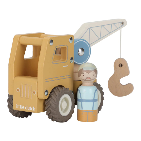 COMING SOON Wooden Crane Truck