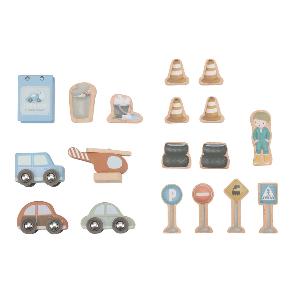 Wooden Play Garage