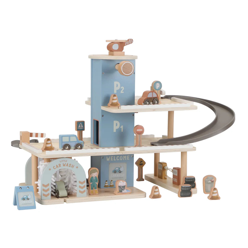 Wooden Play Garage