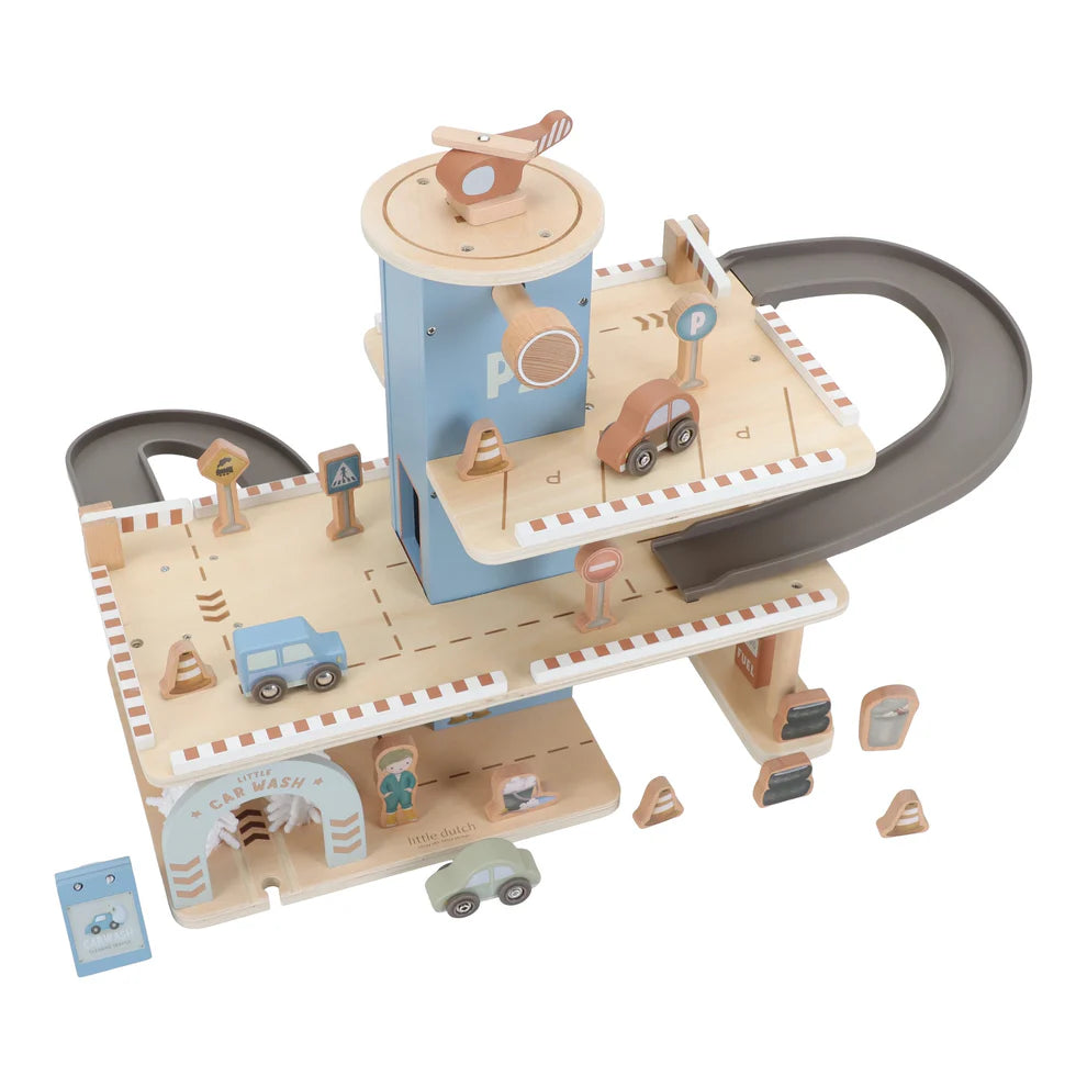 Wooden Play Garage