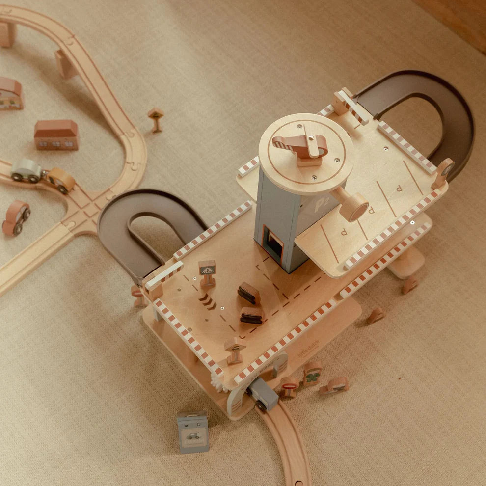 Wooden Play Garage