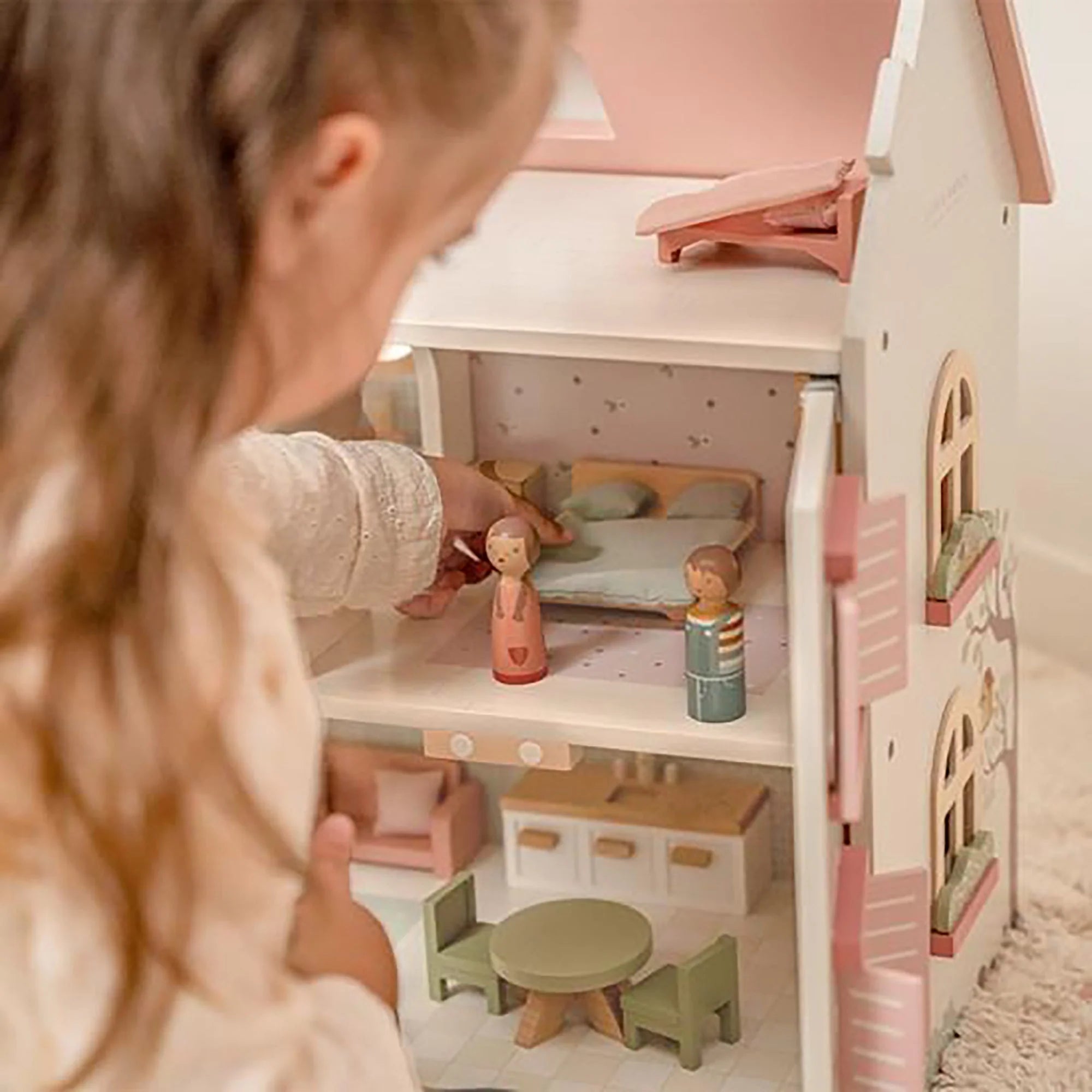 Wooden Doll House - Medium