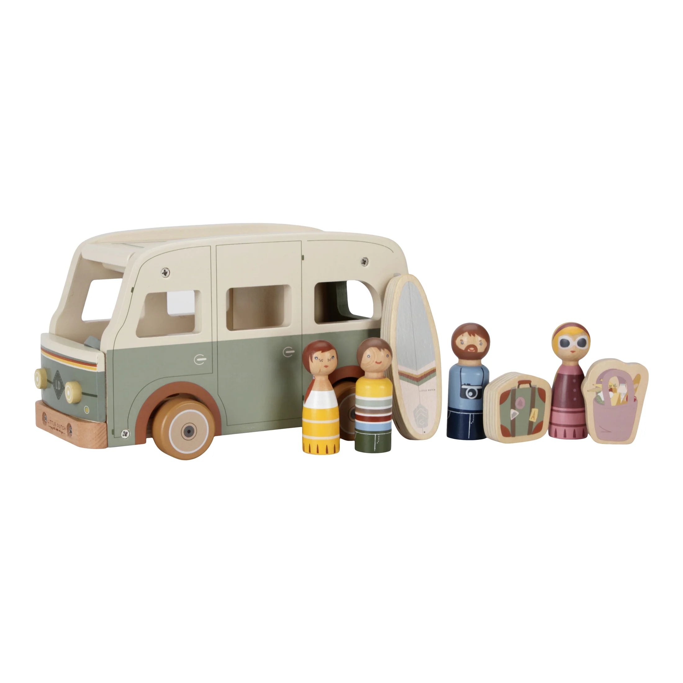 Wooden Vintage Camper Van