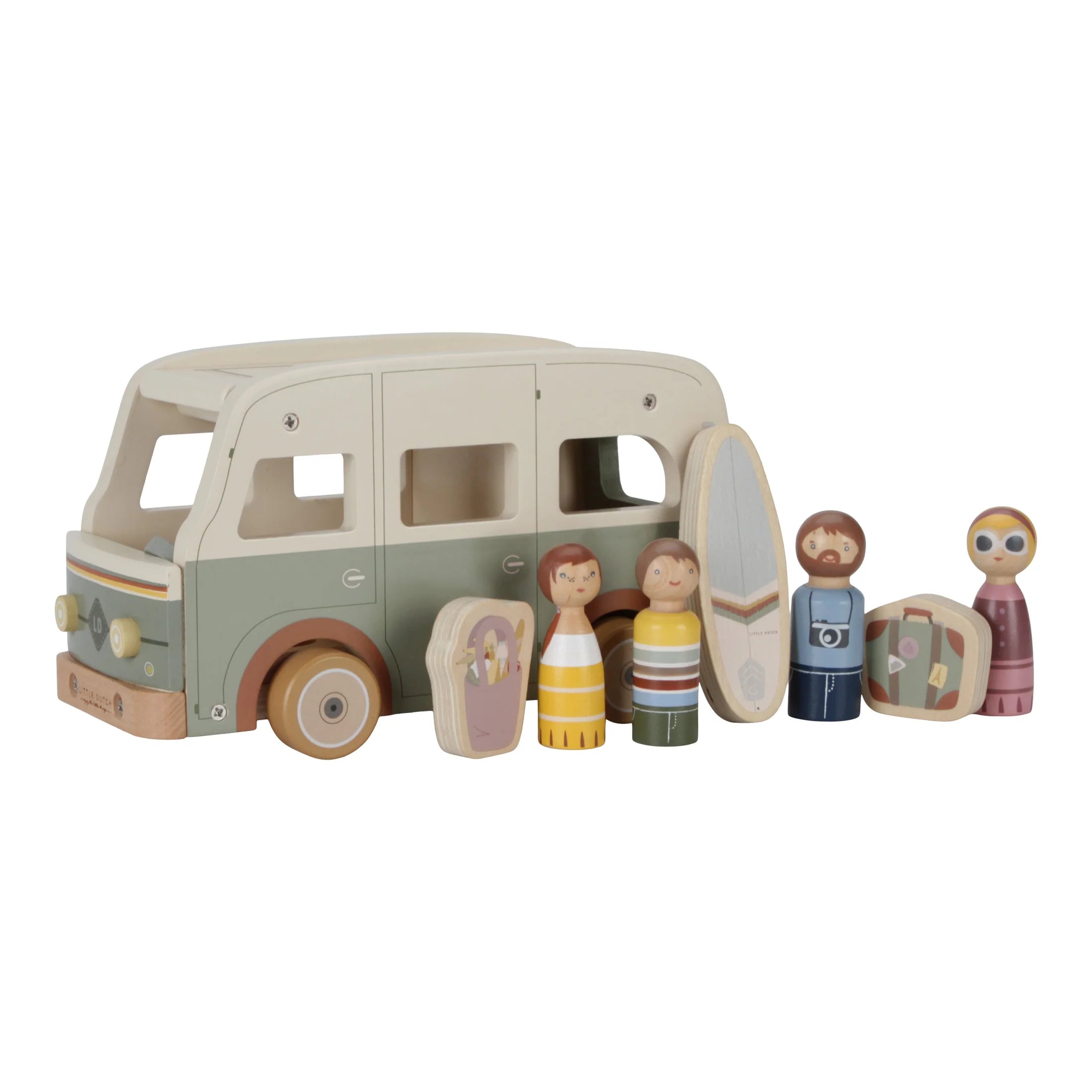 Wooden Vintage Camper Van