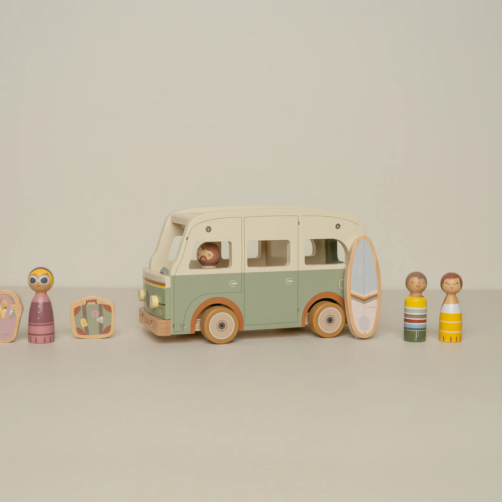 Wooden Vintage Camper Van