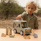 Wooden Shape Sorter Safari Car