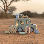 Wooden Shape Sorter Safari Car
