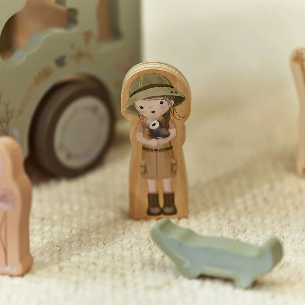 Wooden Shape Sorter Safari Car
