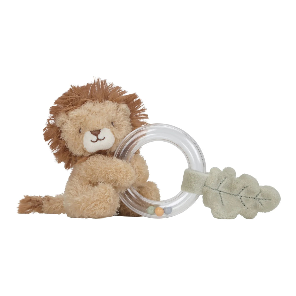 COMING SOON Safari Friends Ring Rattle Lion