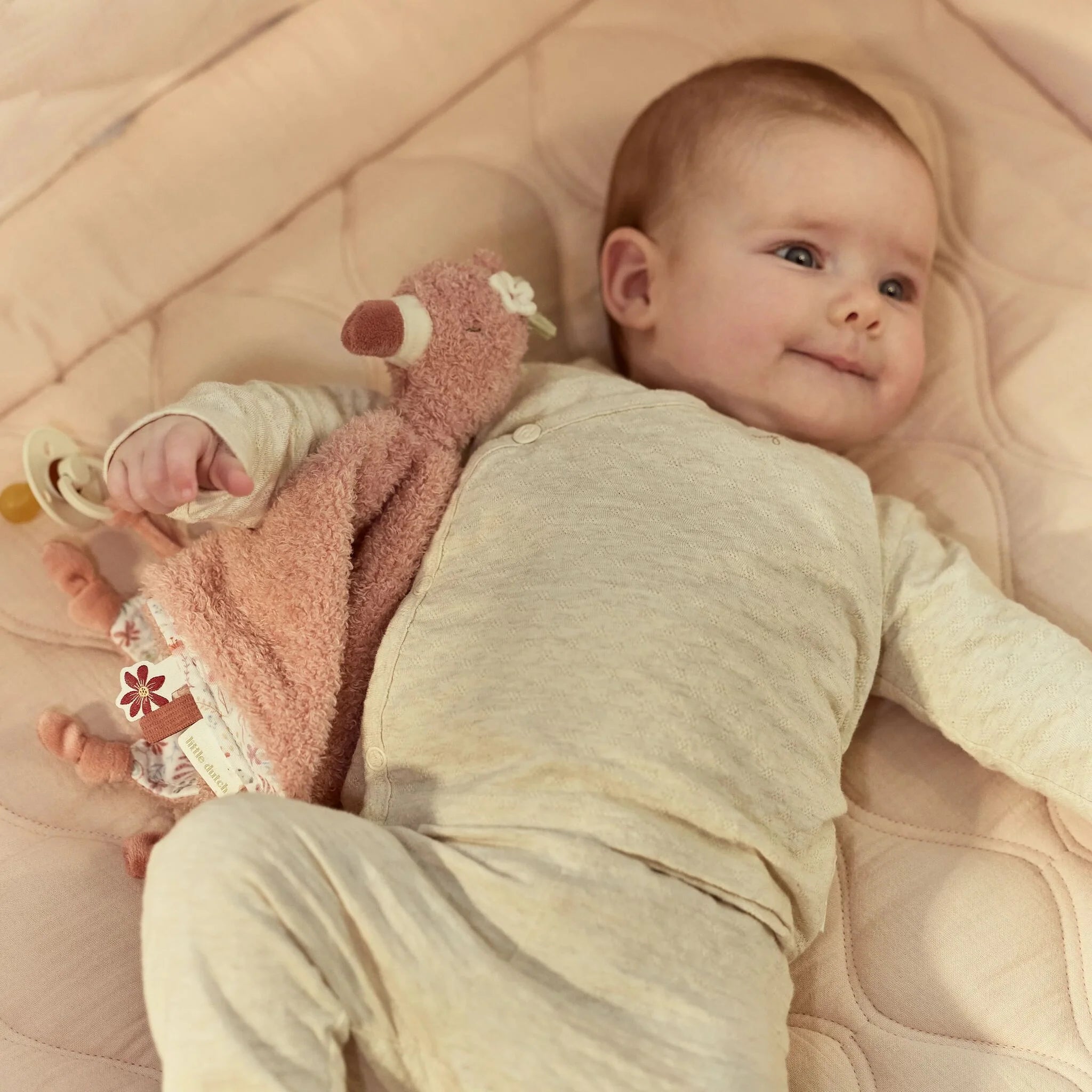 COMING SOON Safari Friends Cuddle Cloth Flamingo