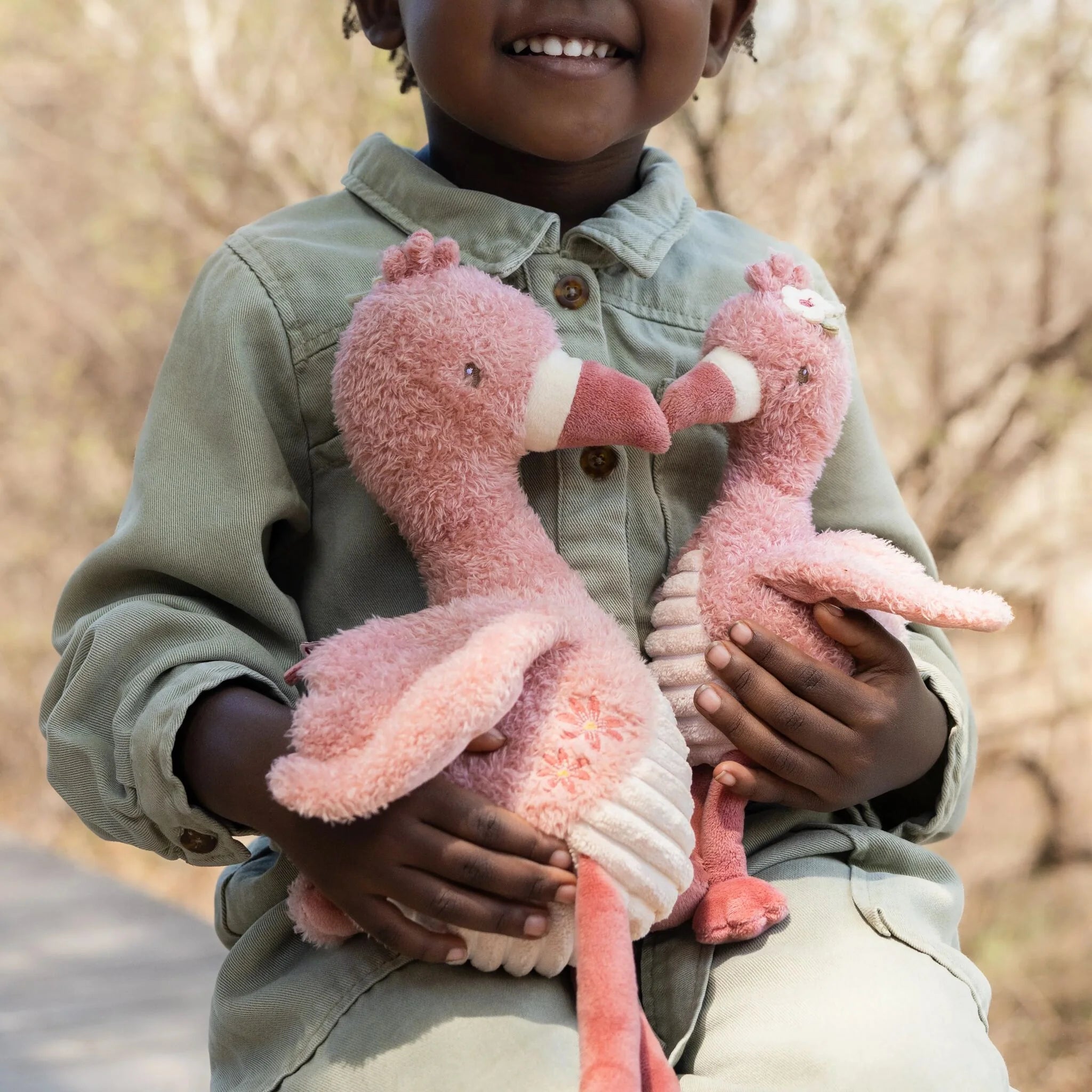 COMING SOON Safari Friends Cuddle Flamingo - 35cm