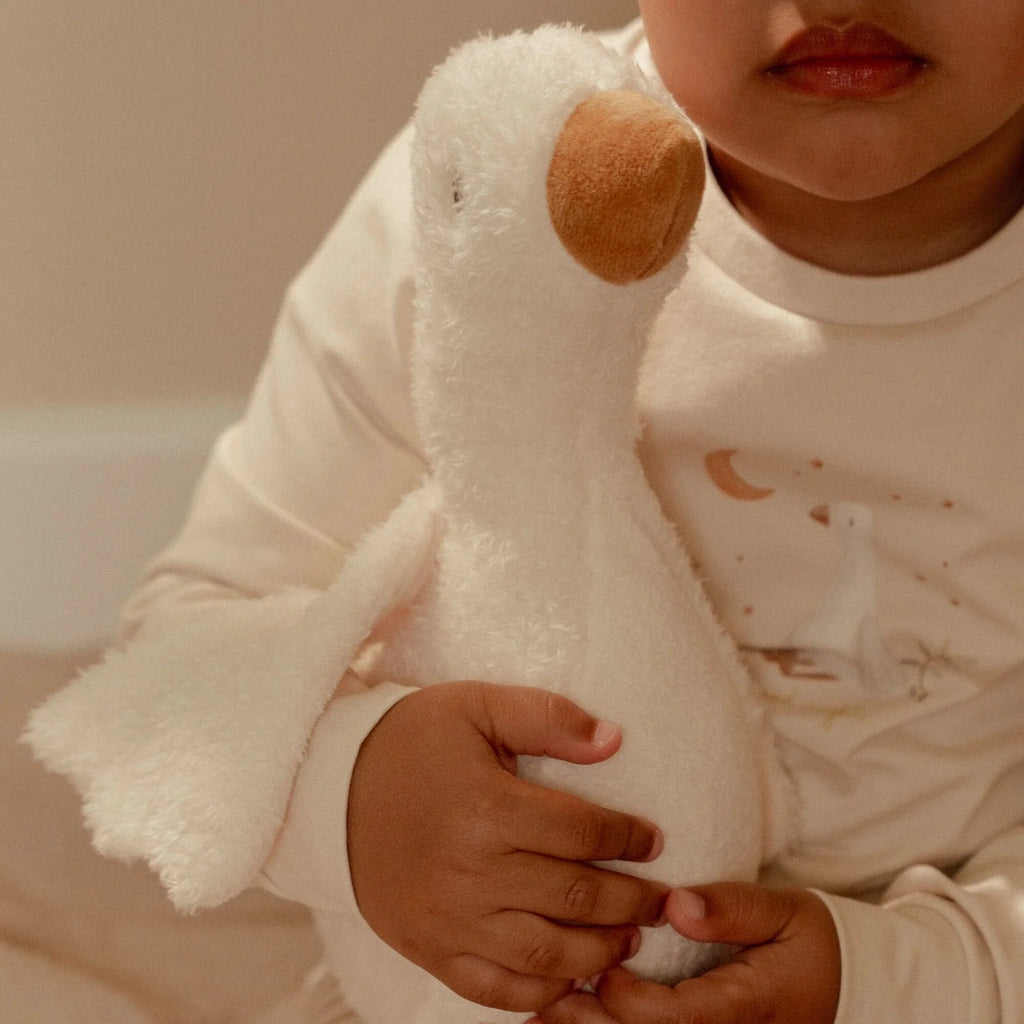 Newborn Naturals Soft Baby Goose Plush Toy 25cm