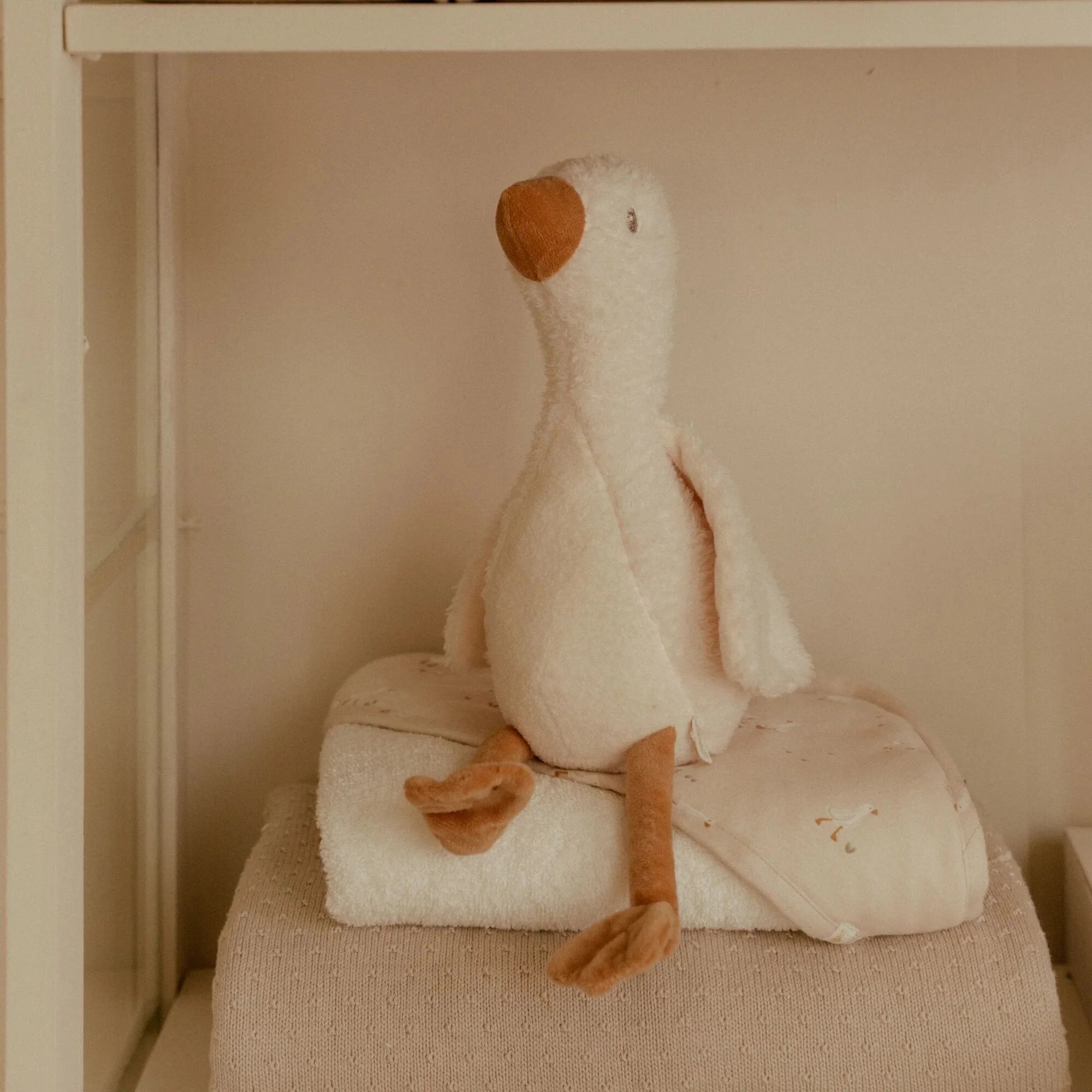 Newborn Naturals Soft Baby Goose Plush Toy 25cm