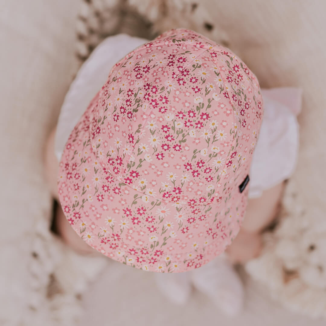 Legionnaire Flap Sun Hat - Floral Bridgette