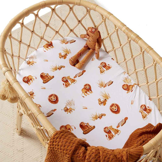 Lion Bassinet Sheet / Change Pad Cover