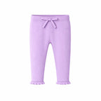 Lilac Ribbed Leggings