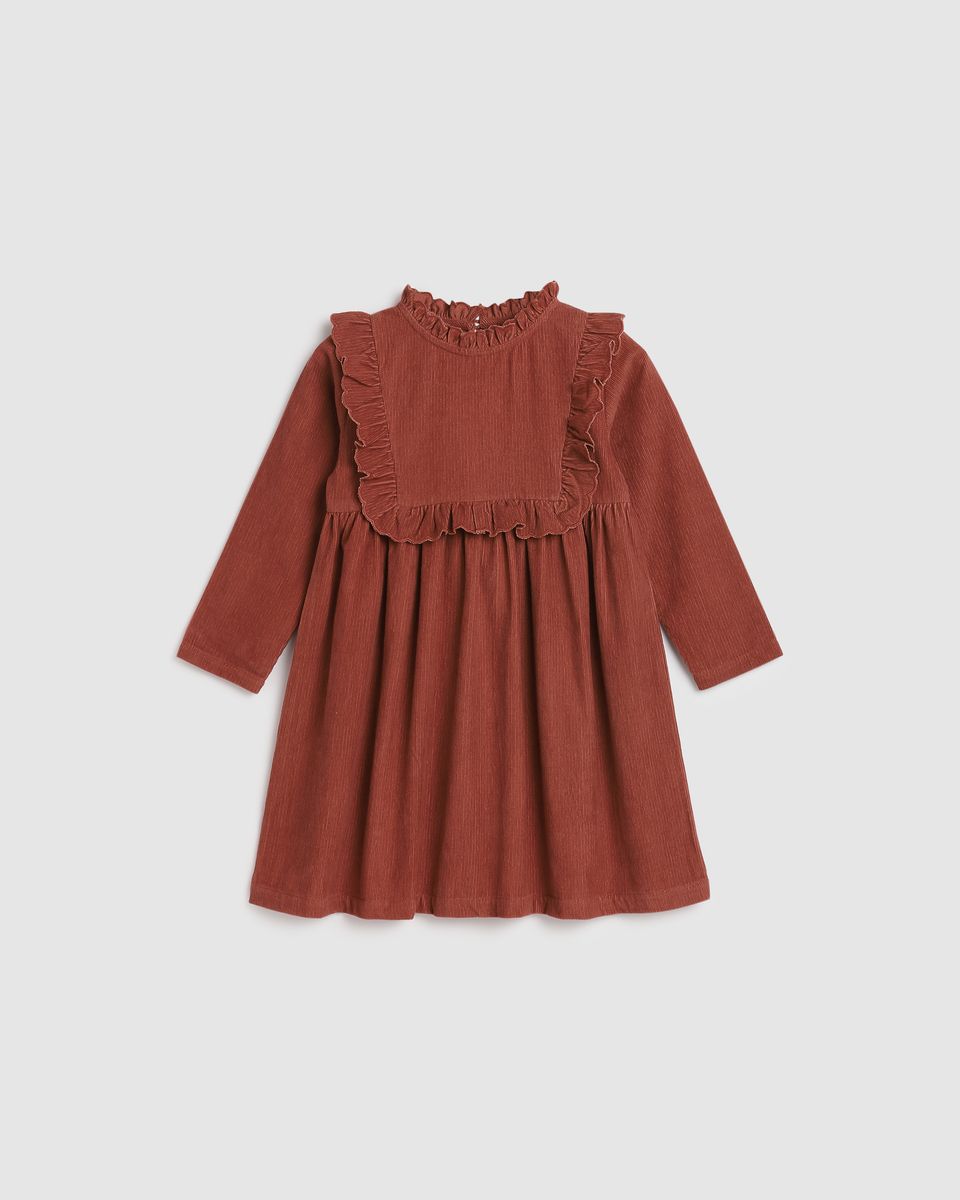Lucie Dress - Chilli Oil Corduroy