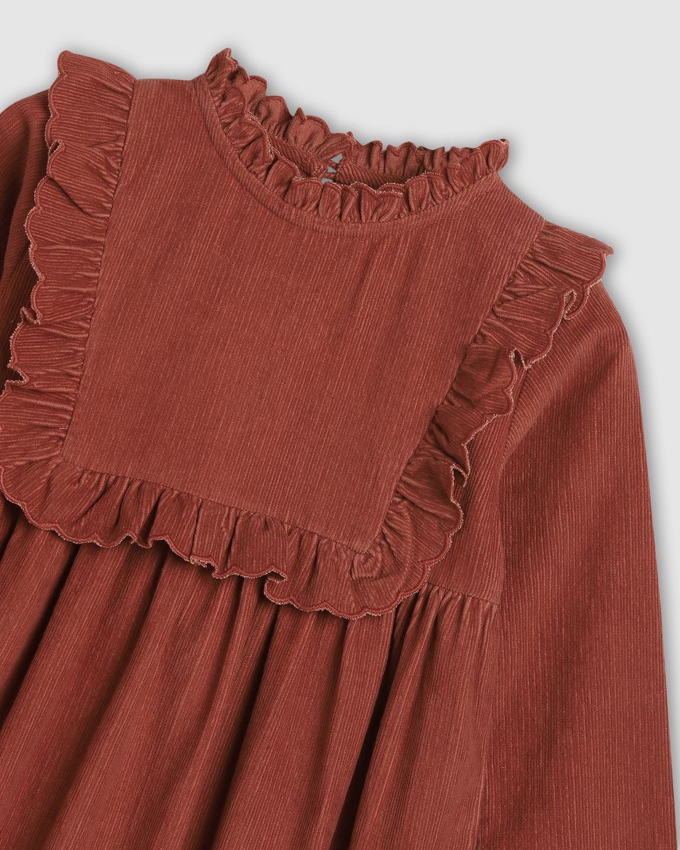 Lucie Dress - Chilli Oil Corduroy