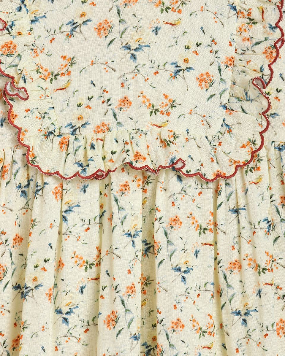 Lucie Dress - Natural Bird