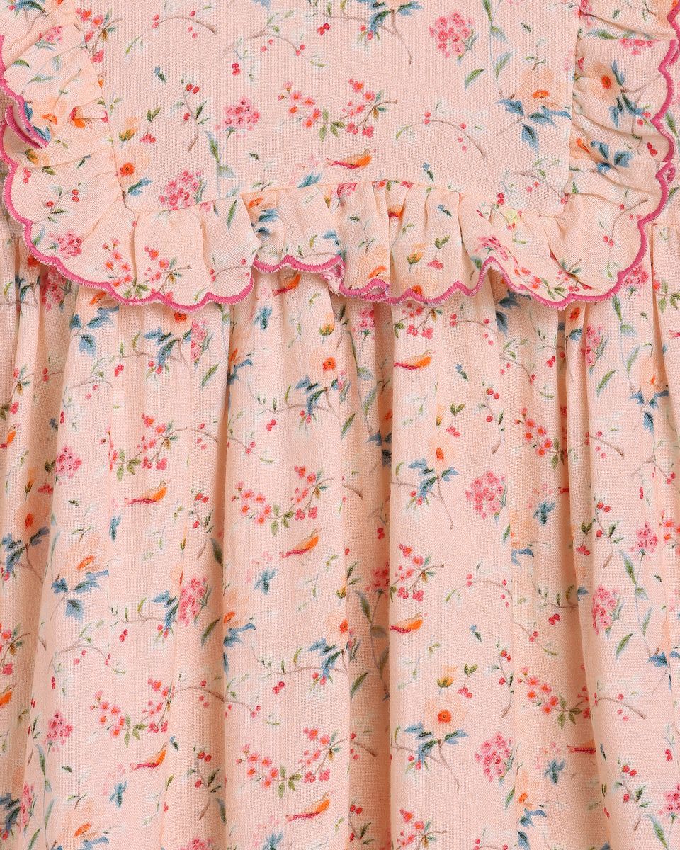 Lucie Dress - Pink Bird