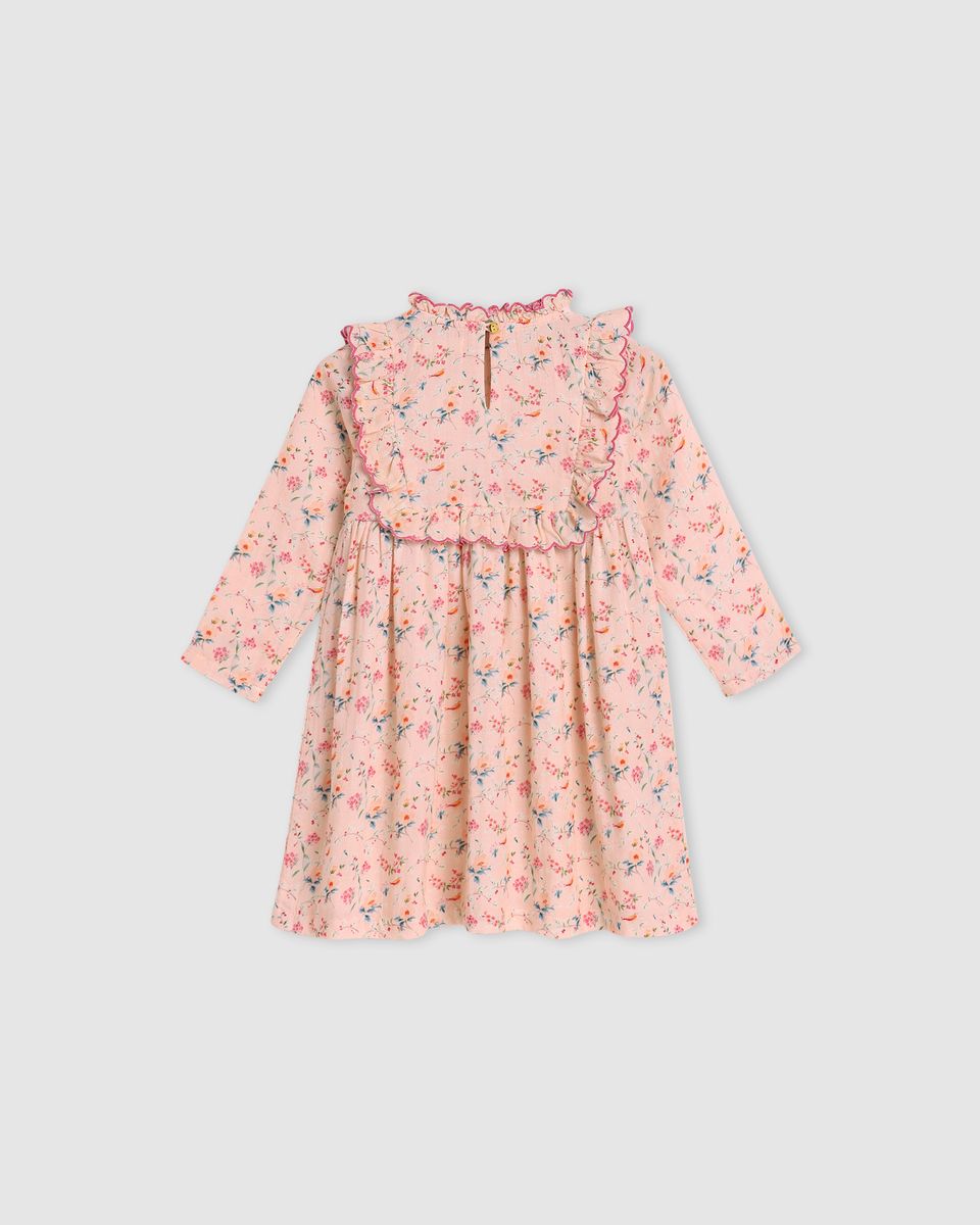 Lucie Dress - Pink Bird