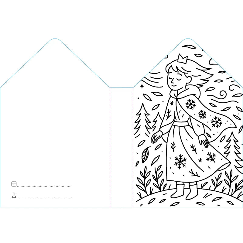 Sassi Colouring Book House - Princesses