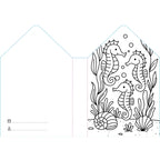 Sassi Colouring Book House - Sea