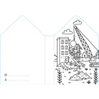 Sassi Colouring Book House - Construction Site