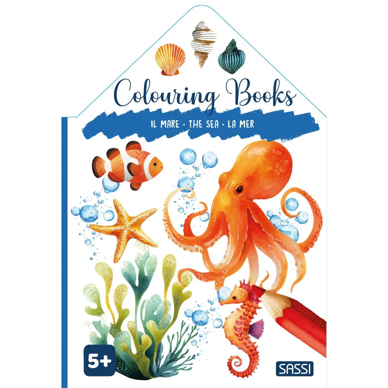 Sassi Colouring Book House - Sea