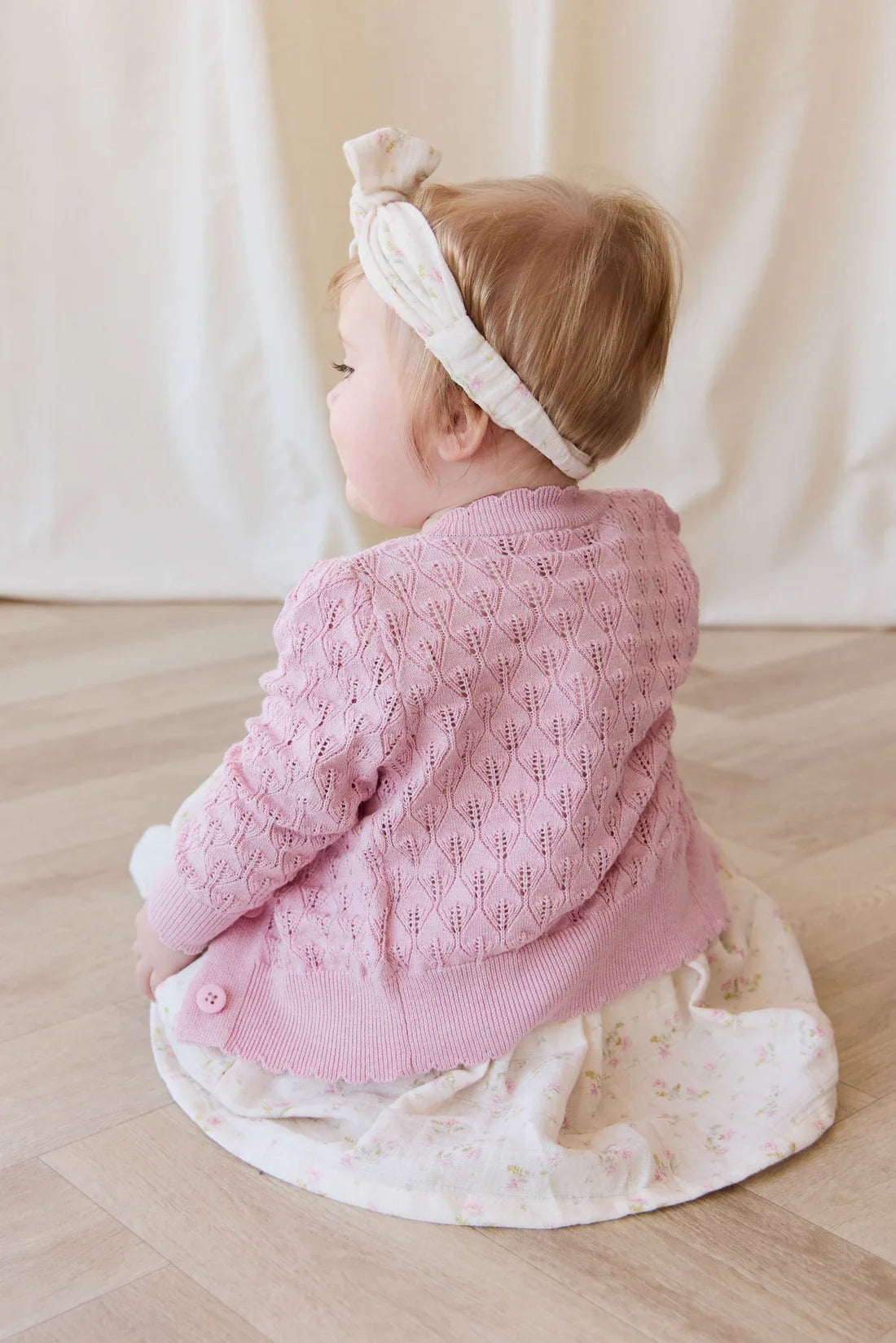 Magnolia Cardigan - Sweet Pink Marle