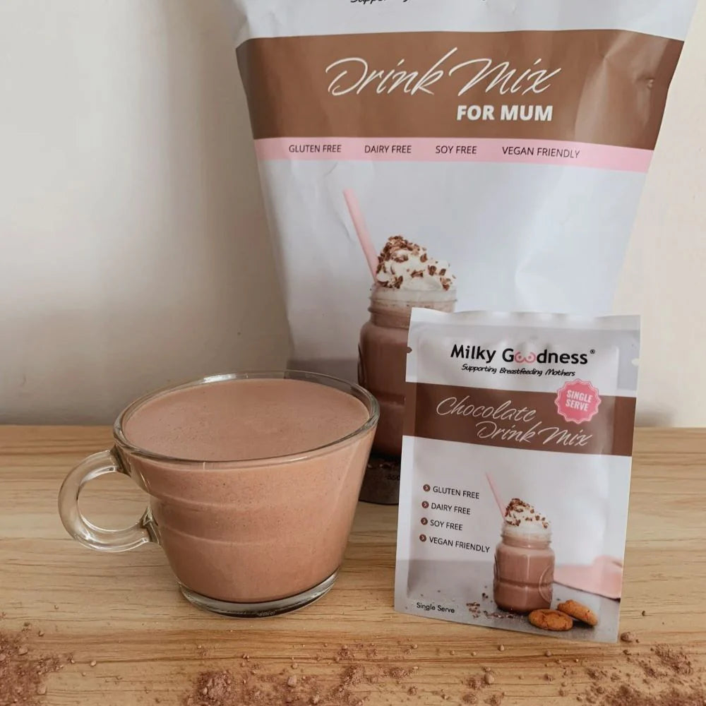 SINGLE SERVE Lactation Chocolate Drink Mix