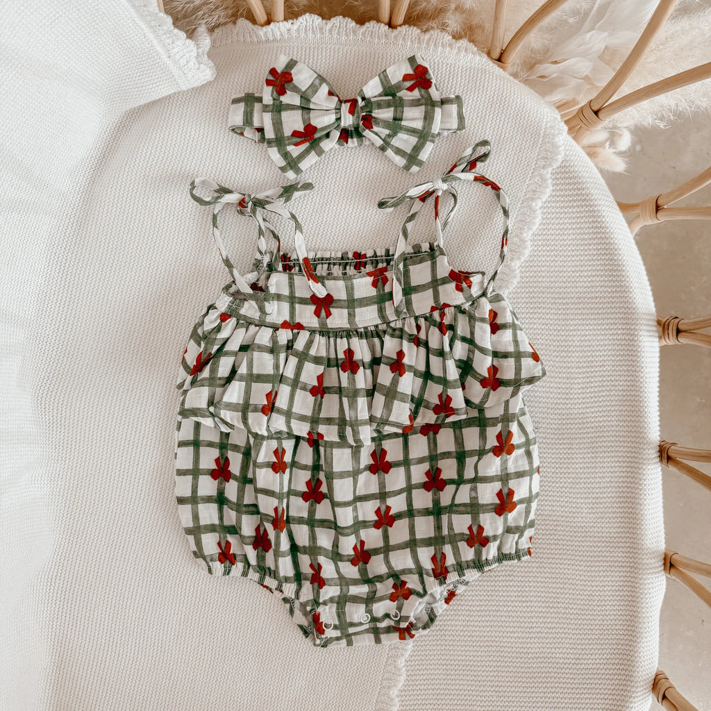 Mistle Bow Romper
