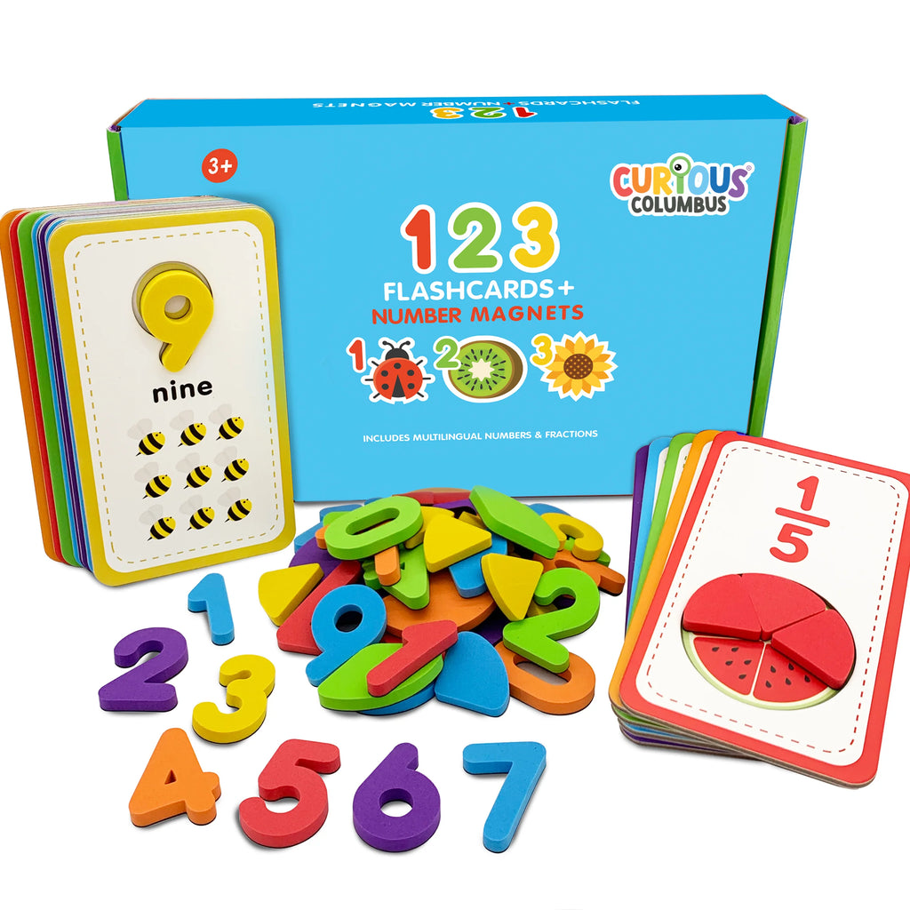 Flashcards & 123 Magnetic Numbers