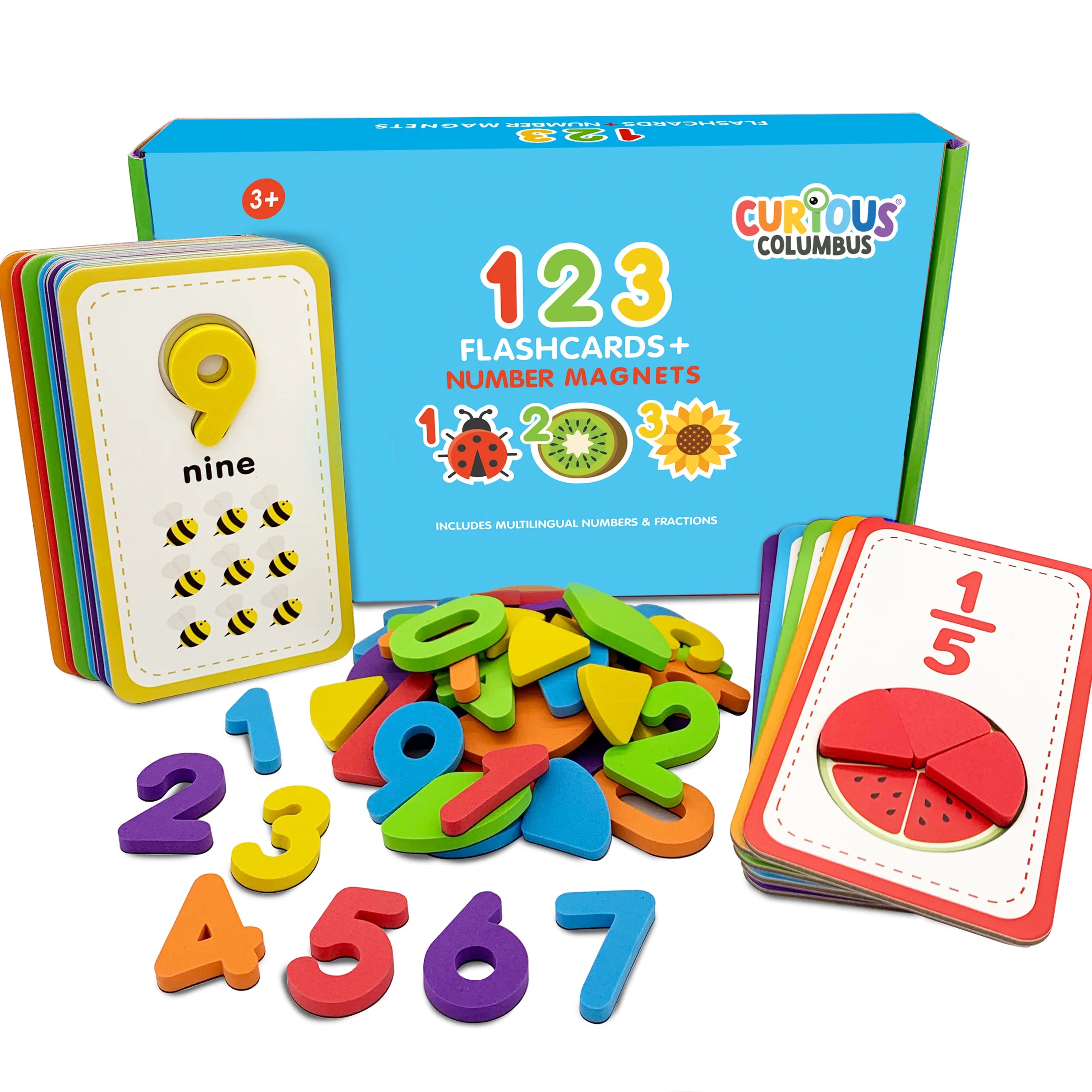 Flashcards & 123 Magnetic Numbers