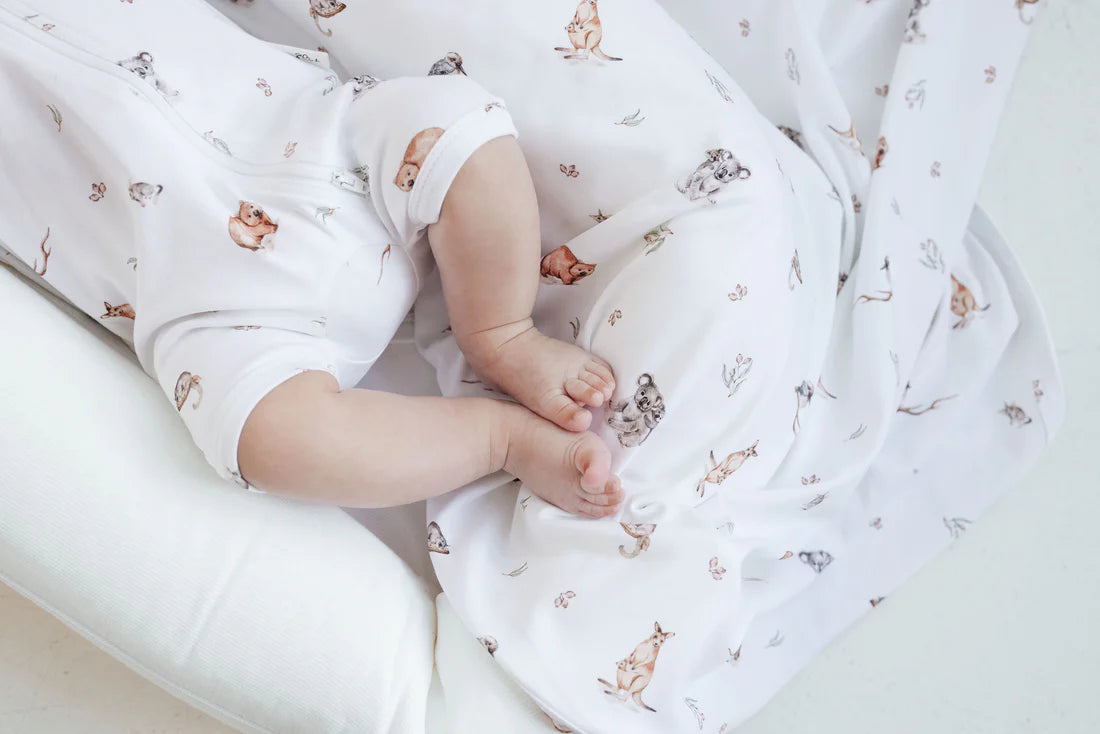 Native Animals SS Zip Romper