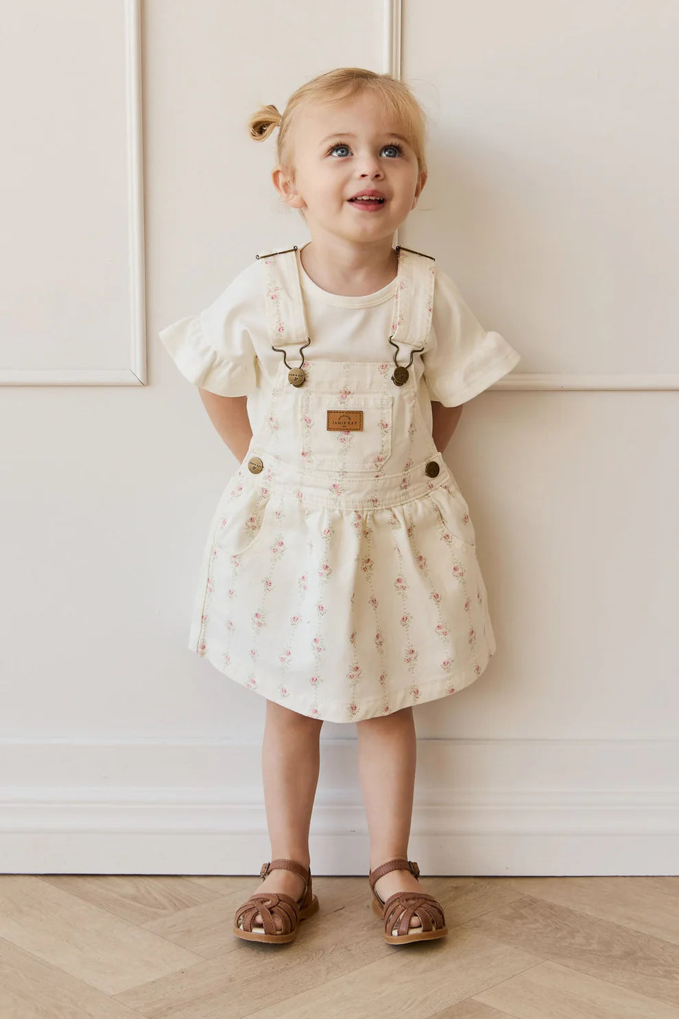 Norah Overall Dress - Rose Trail
