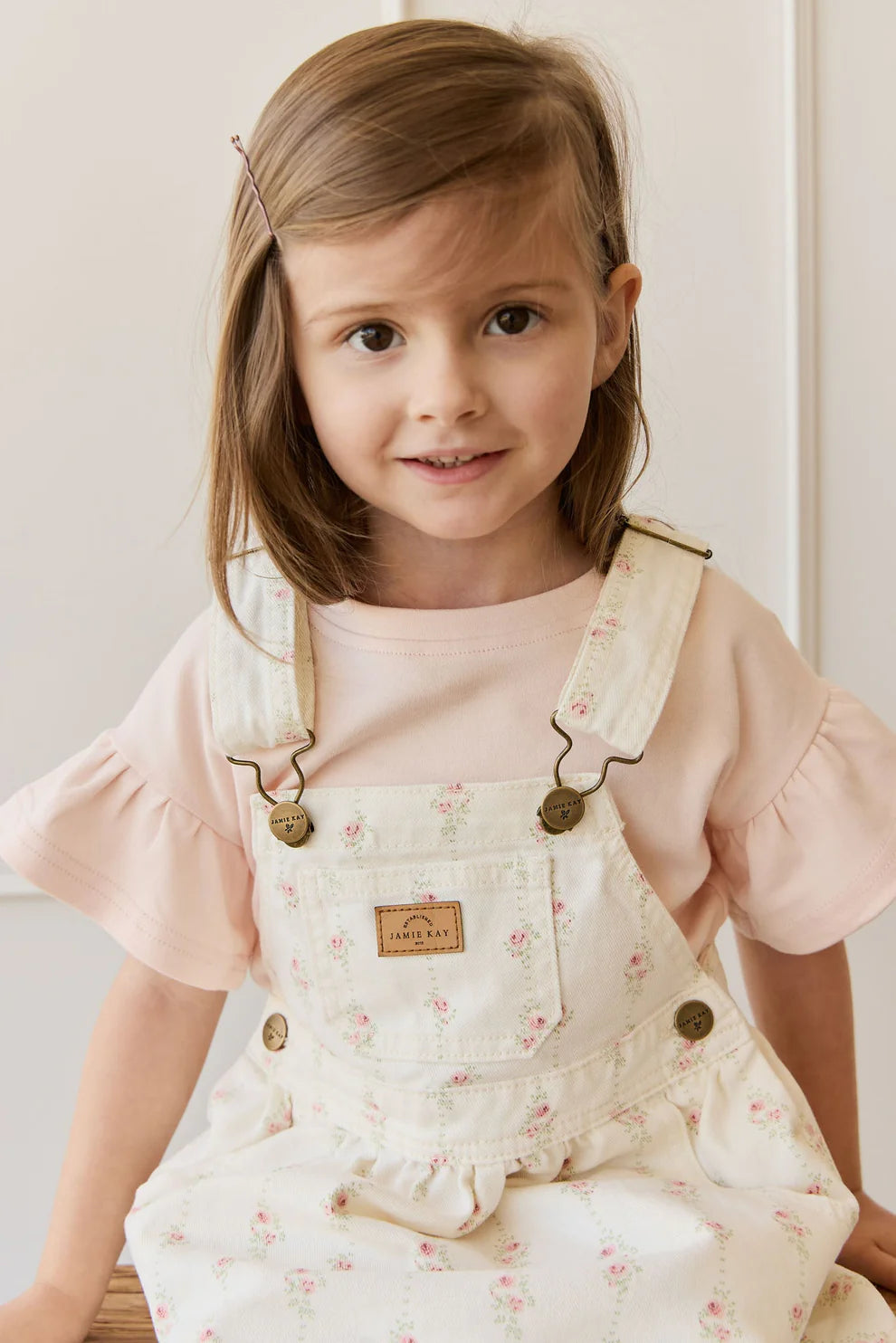 Norah Overall Dress - Rose Trail