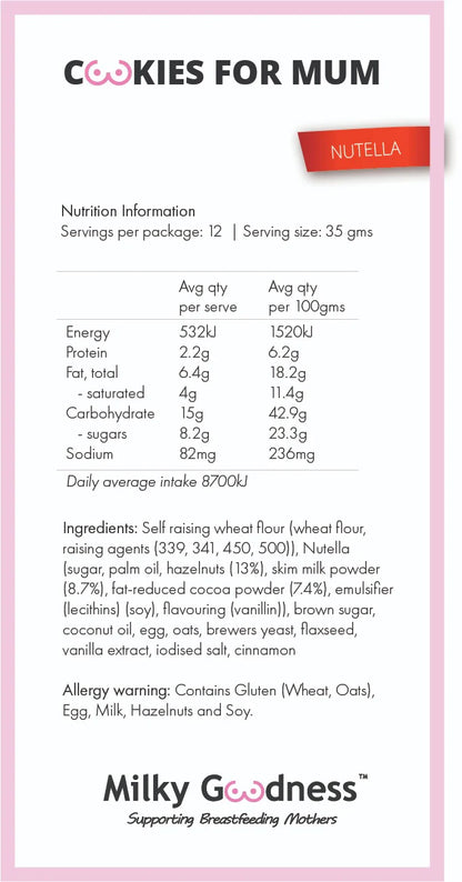 Sample LACTATION COOKIES - Assorted