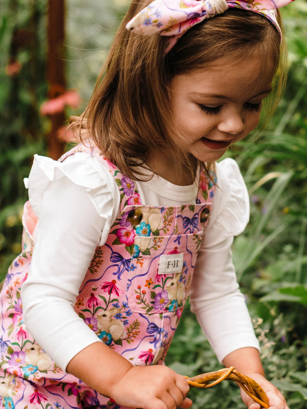 'Bunnies & Bows' Gracious Overall