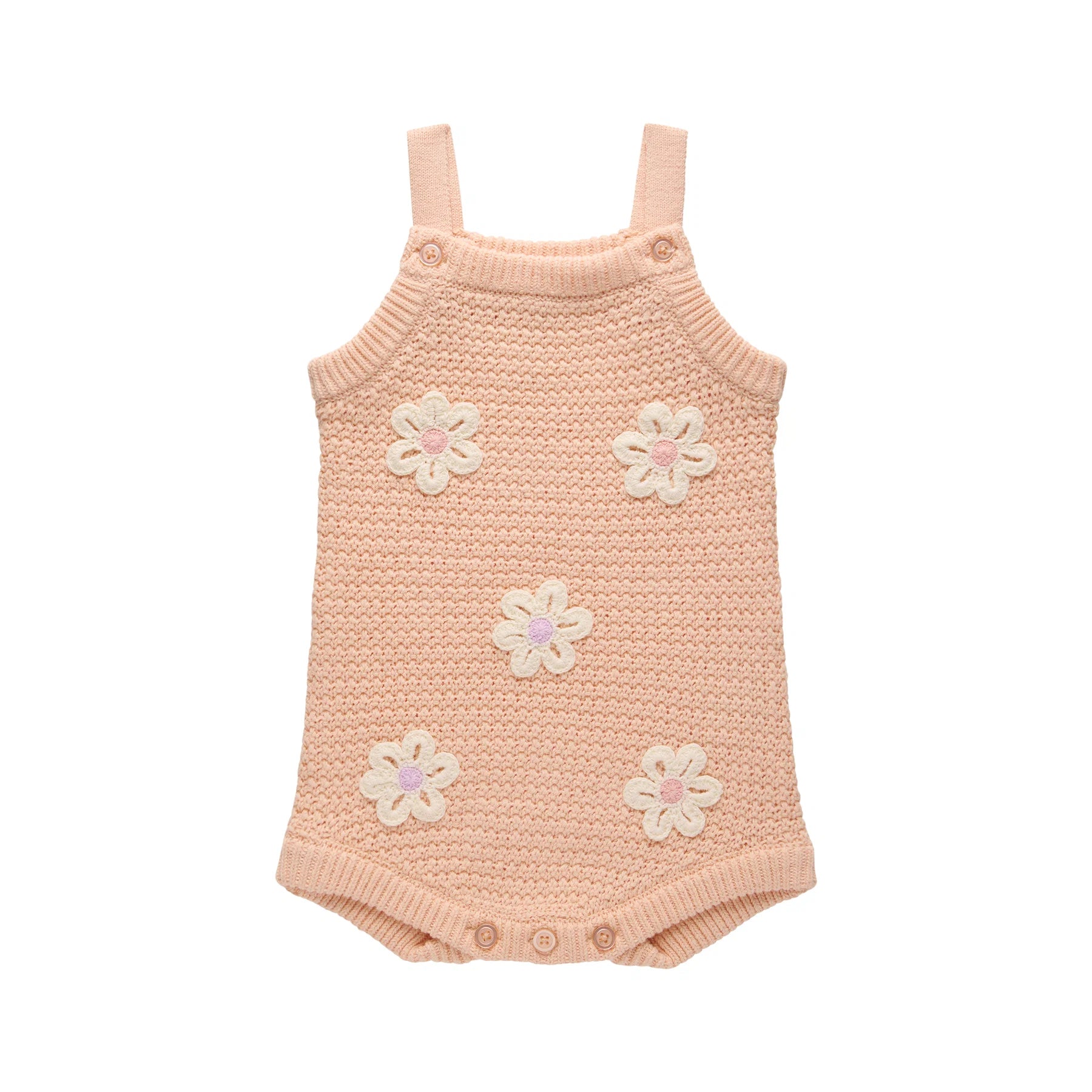 COMING SOON Crochet Romper - Blooms