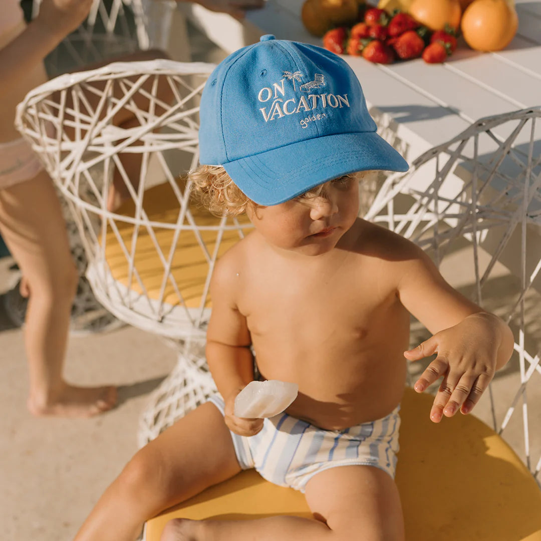 On Vacation Cap Deep Sea Blue
