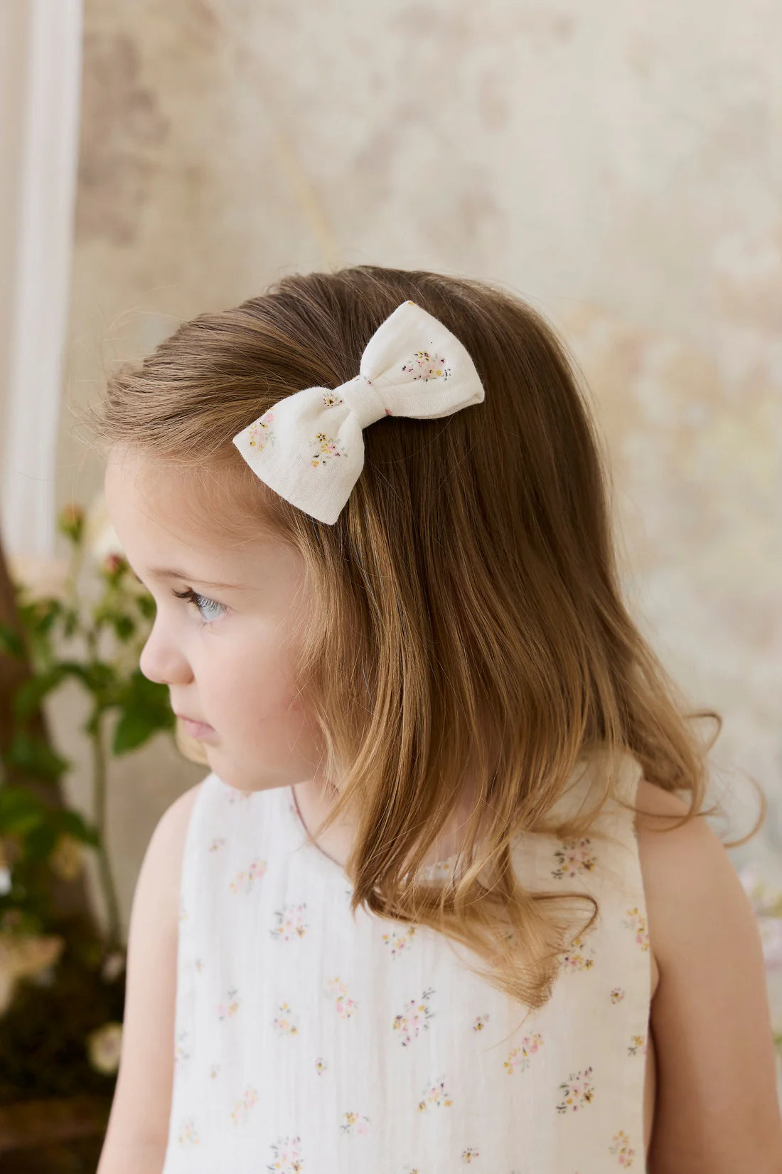 Organic Cotton Desiree Bow - Ayla Whisper