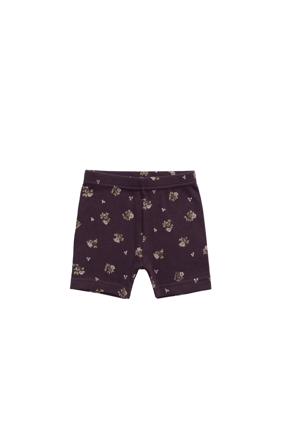 Organic Cotton Fine Rib Everyday Bike Short - Simone Huckleberry