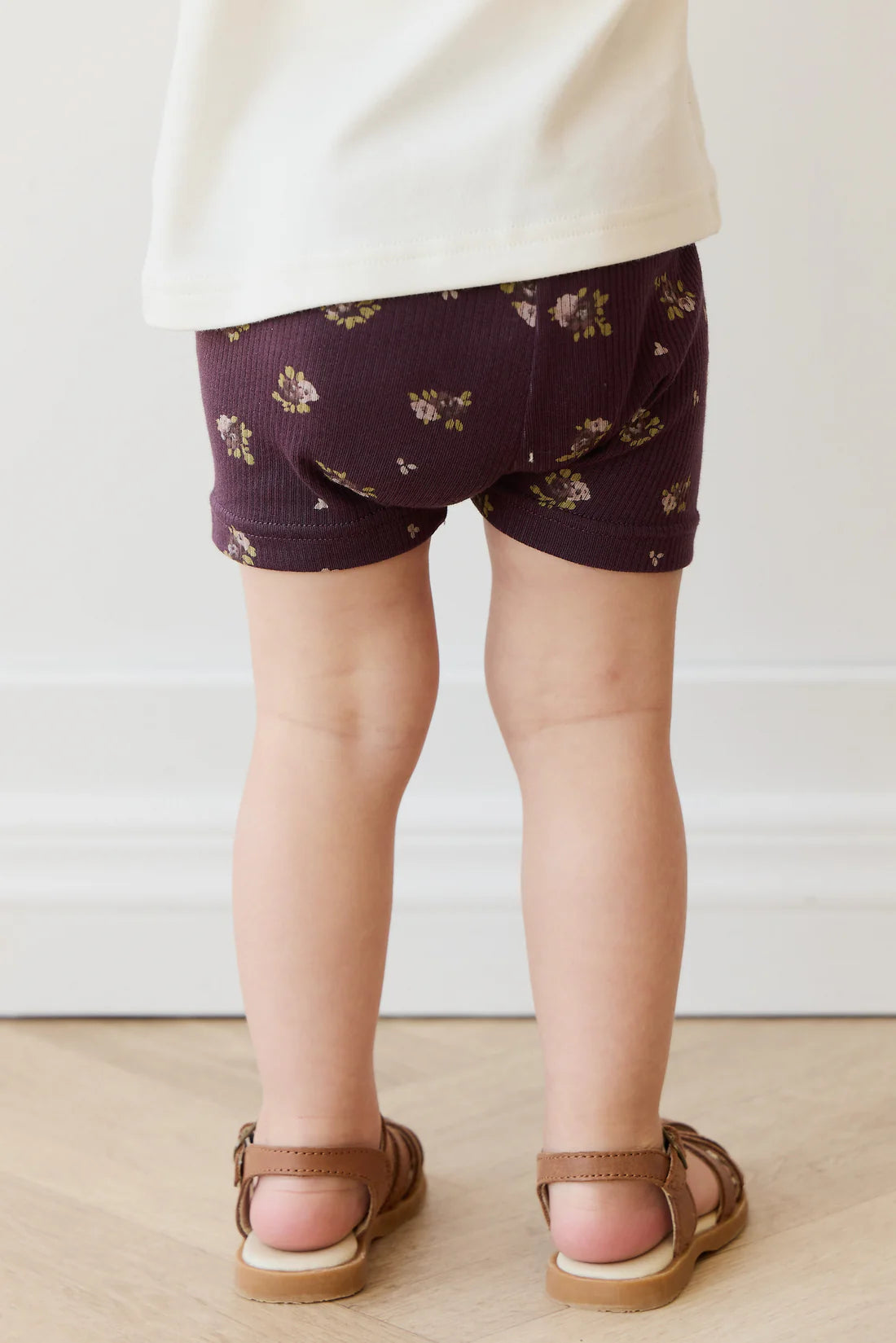 Organic Cotton Fine Rib Everyday Bike Short - Simone Huckleberry