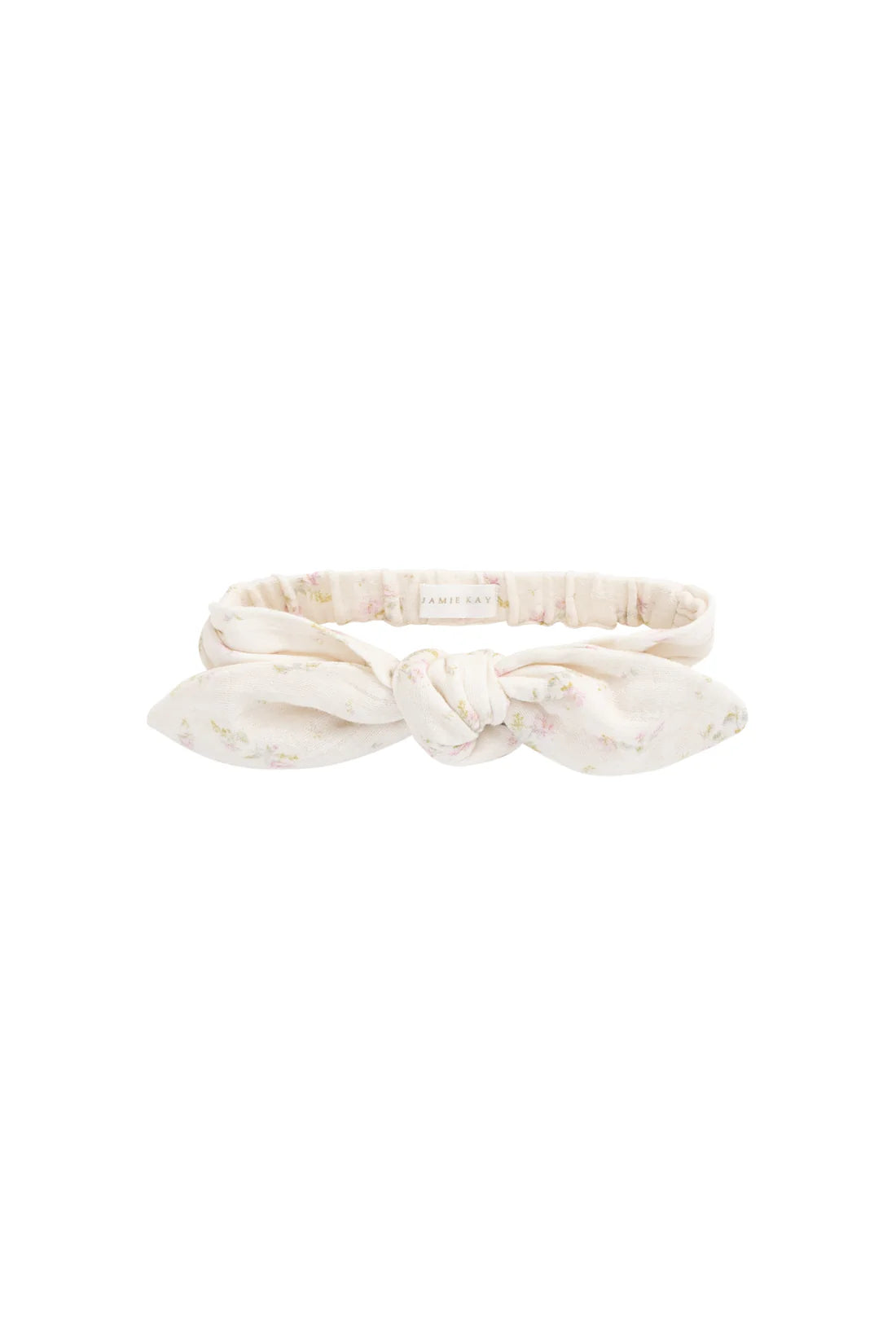 Organic Cotton Muslin Headband - Emelia Pink