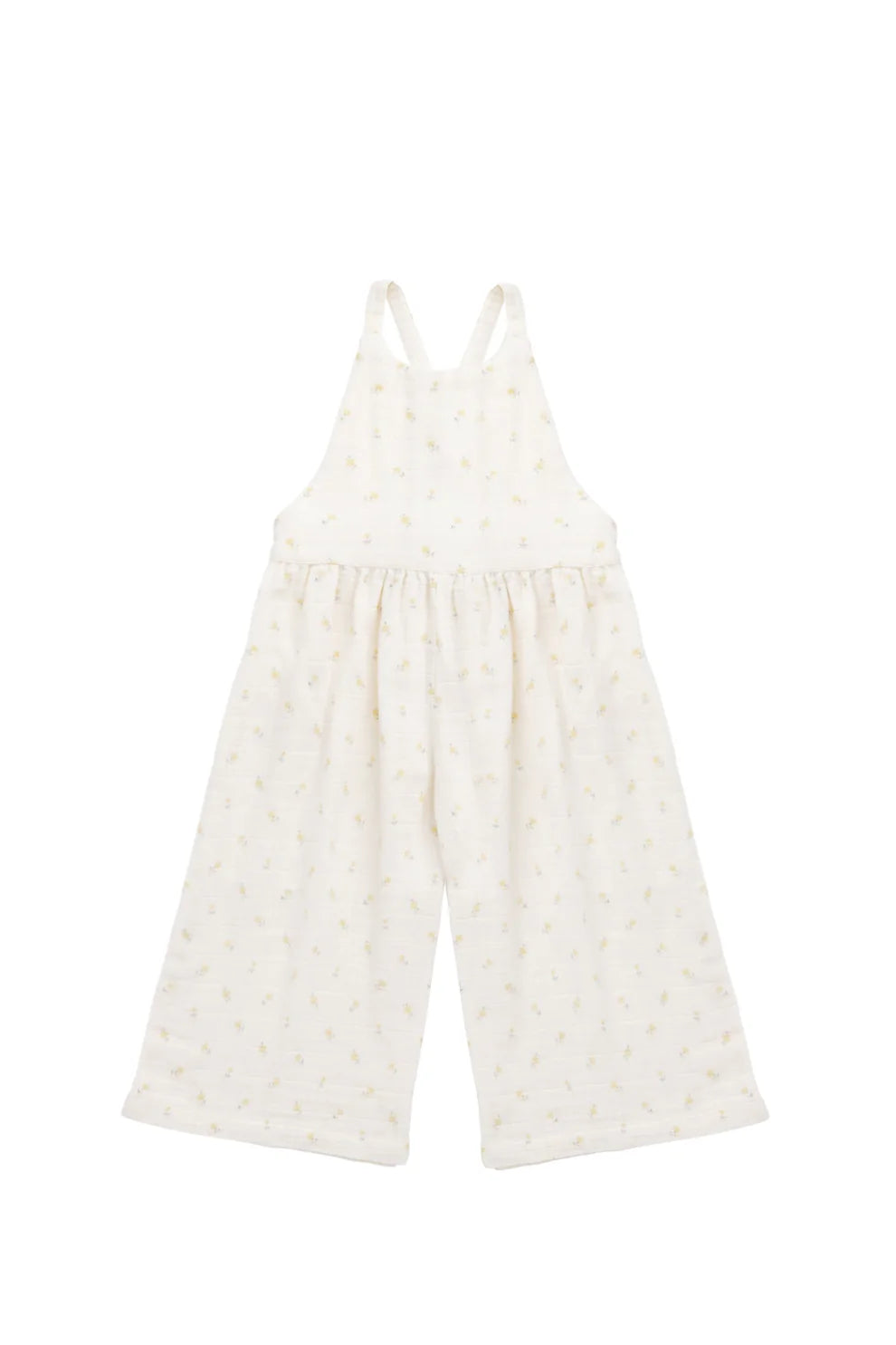 Organic Cotton Muslin Lana Jumpsuit - Vintage Ditsy