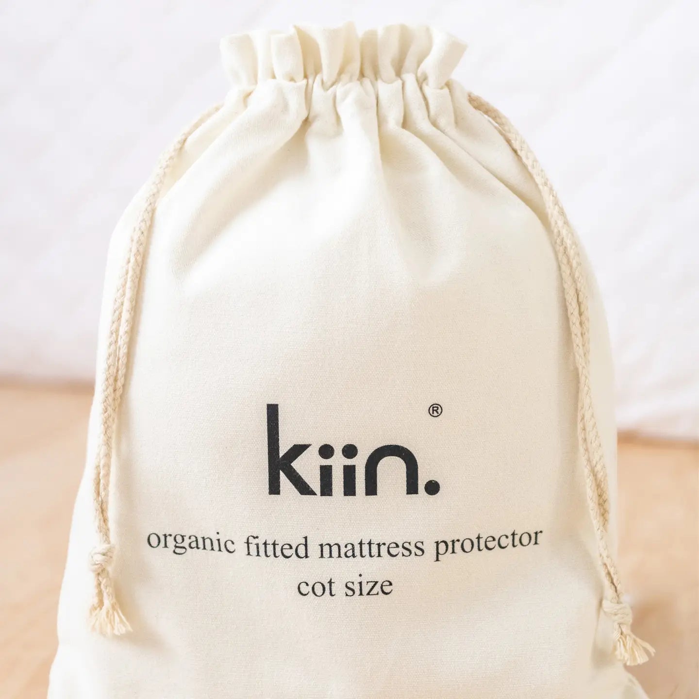 Organic Fitted Mattress Protector - Assorted